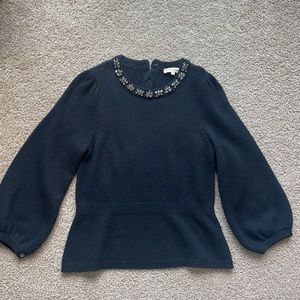 Rebecca Taylor Peplum Pullover 